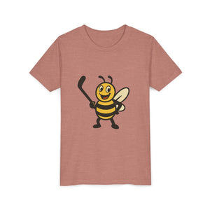 Hockey Bee Graphic Tee-Buzzworthy, LLC