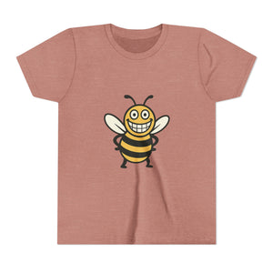 Happy Bee Graphic Tee-Buzzworthy, LLC