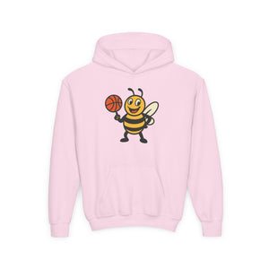 Basketball Bee Kids Sweatshirt-Buzzworthy, LLC