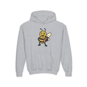 Football Bee Kids Sweatshirt-Buzzworthy, LLC