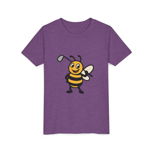 Golf Bee Graphic Tee-Buzzworthy, LLC