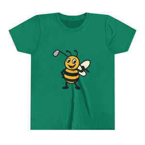 Golf Bee Graphic Tee-Buzzworthy, LLC