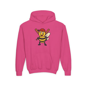 Baseball Bee Kids Sweatshirt-Buzzworthy, LLC