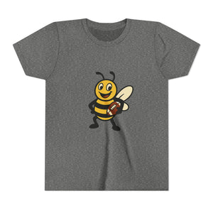 Football Bee Graphic Tee-Buzzworthy, LLC