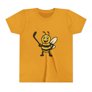 Hockey Bee Graphic Tee-Buzzworthy, LLC