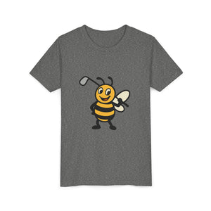 Golf Bee Graphic Tee-Buzzworthy, LLC