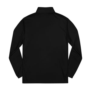 Basketball Bee Embroidered Adidas Quarter-Zip Pullover-Buzzworthy, LLC