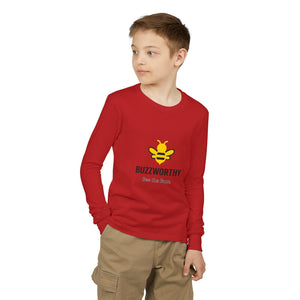 Buzzworthy Bee Youth Long Sleeve Tee-Buzzworthy, LLC