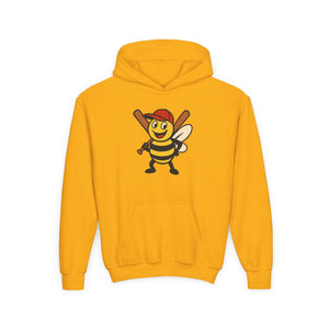 Baseball Bee Kids Sweatshirt-Buzzworthy, LLC