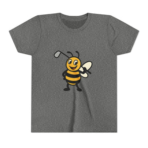 Golf Bee Graphic Tee-Buzzworthy, LLC