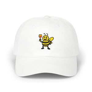 Wine Lover Bee Unisex Hat-Buzzworthy, LLC
