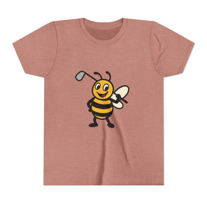 Golf Bee Graphic Tee-Buzzworthy, LLC