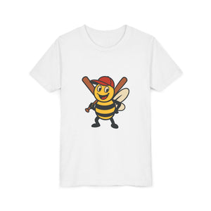 Baseball Bee Graphic Tee-Buzzworthy, LLC
