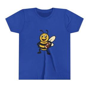 Football Bee Graphic Tee-Buzzworthy, LLC