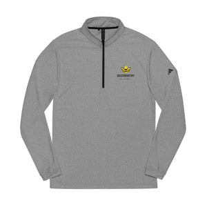 Buzzworthy Bee Embroidered Adidas Quarter-Zip Pullover-Buzzworthy, LLC