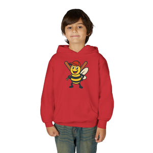 Baseball Bee Kids Sweatshirt-Buzzworthy, LLC
