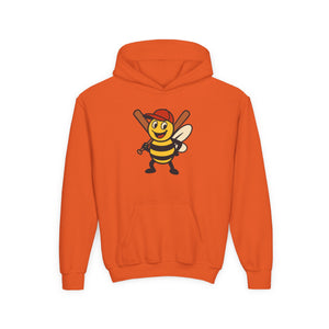Baseball Bee Kids Sweatshirt-Buzzworthy, LLC