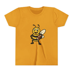 Football Bee Graphic Tee-Buzzworthy, LLC