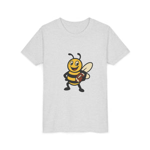 Football Bee Graphic Tee-Buzzworthy, LLC