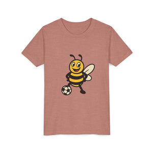 Soccer Bee Graphic Tee-Buzzworthy, LLC