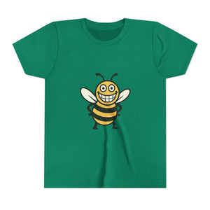 Happy Bee Graphic Tee-Buzzworthy, LLC