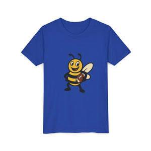 Football Bee Graphic Tee-Buzzworthy, LLC