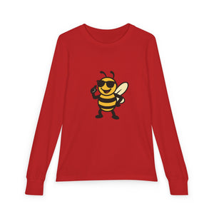 Cool Bee Youth Long Sleeve Tee-Buzzworthy, LLC