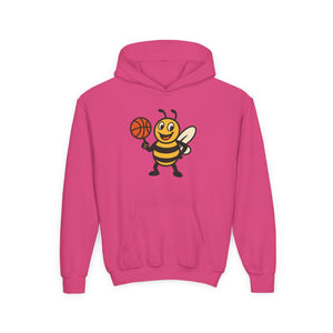 Basketball Bee Kids Sweatshirt-Buzzworthy, LLC