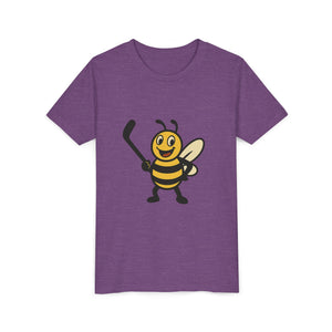 Hockey Bee Graphic Tee-Buzzworthy, LLC