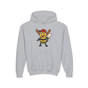 Baseball Bee Kids Sweatshirt-Buzzworthy, LLC