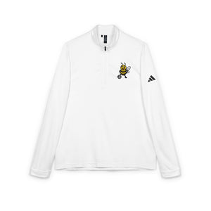 Soccer Bee Embroidered Adidas Quarter-Zip Pullover-Buzzworthy, LLC