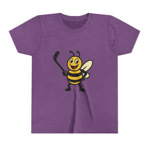 Hockey Bee Graphic Tee-Buzzworthy, LLC