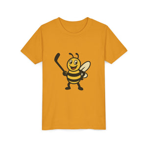 Hockey Bee Graphic Tee-Buzzworthy, LLC