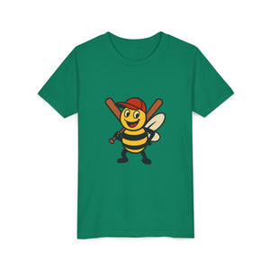 Baseball Bee Graphic Tee-Buzzworthy, LLC