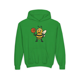 Basketball Bee Kids Sweatshirt-Buzzworthy, LLC