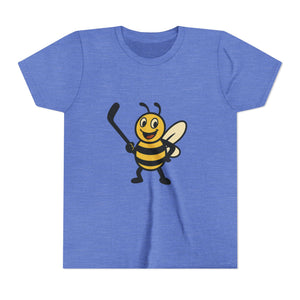 Hockey Bee Graphic Tee-Buzzworthy, LLC