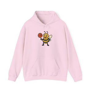 Basketball Bee Unisex Heavy Blend™ Hooded Sweatshirt-Buzzworthy, LLC