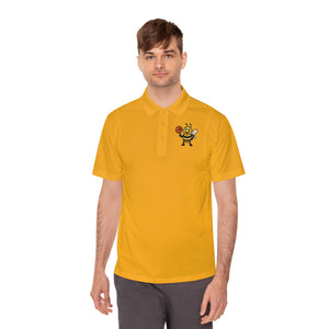 Basketball Bee Men's Sport Polo Shirt-Buzzworthy, LLC