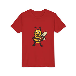 Football Bee Graphic Tee-Buzzworthy, LLC