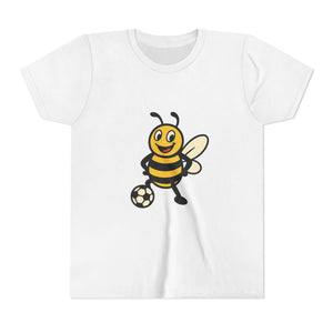 Soccer Bee Graphic Tee-Buzzworthy, LLC