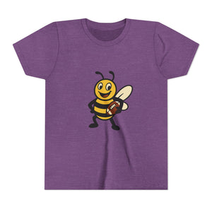 Football Bee Graphic Tee-Buzzworthy, LLC