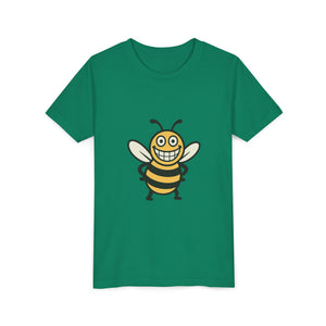 Happy Bee Graphic Tee-Buzzworthy, LLC