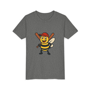 Baseball Bee Graphic Tee-Buzzworthy, LLC