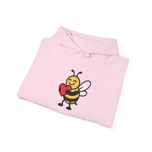 Love Bee Unisex Heavy Blend™ Hooded Sweatshirt-Buzzworthy, LLC