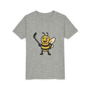 Hockey Bee Graphic Tee-Buzzworthy, LLC