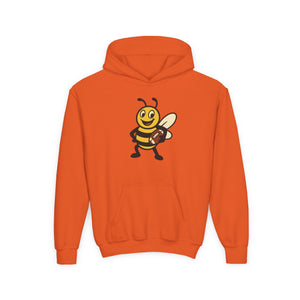 Football Bee Kids Sweatshirt-Buzzworthy, LLC