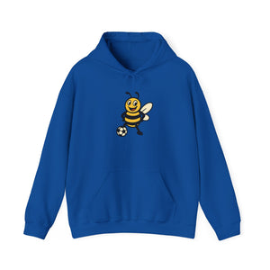 Soccer Bee Unisex Heavy Blend™ Hooded Sweatshirt-Buzzworthy, LLC