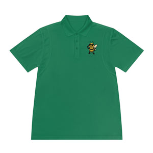 Men's Polo Shirt with Cool Bee-Buzzworthy, LLC