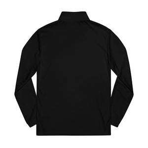 Embroidered Adidas Football Bee Quarter-Zip Pullover-Buzzworthy, LLC
