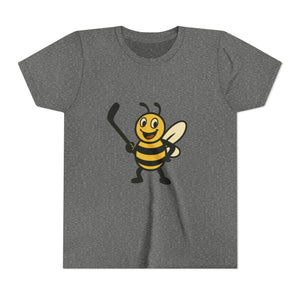 Hockey Bee Graphic Tee-Buzzworthy, LLC